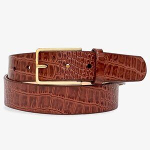 BRAVE leather belt- NWOT- Alyssa Barcelona style- Cordovan color- size 30